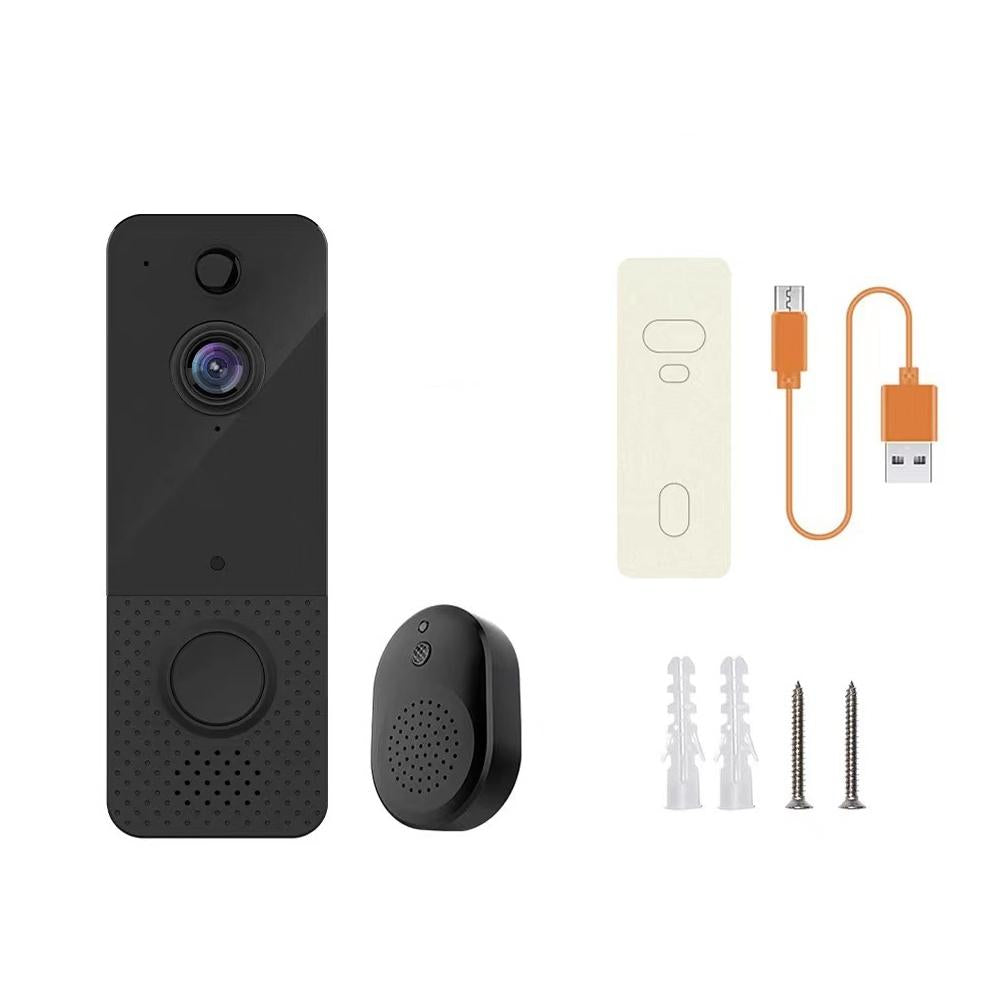 NNEDSZ Wireless Wifi Video Doorbell With Night Vision And Ai Recognition - 720P - 2600 Mah